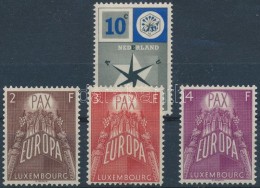 ** Luxemburg, Hollandia 1957 Europa CEPT Mi 572-574 + 704 - Sonstige & Ohne Zuordnung