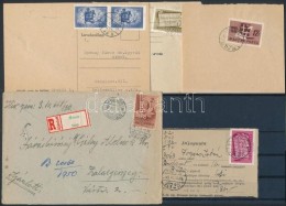 1948-1950 9 Db Küldemény Centenárium Bélyegekkel (ajánlott, Nyomtatvány,... - Sonstige & Ohne Zuordnung