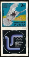 ** 1975 Postagalamb- Olimpia 100 Db Bélyeg Alsó Szelvénnyel Bündliben (15.000) - Sonstige & Ohne Zuordnung