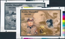 ** 2015 Benito Mussolini Cromalin Emlékívpár (120.000) - Sonstige & Ohne Zuordnung
