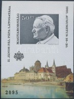 ** 1991 II. János Pál Pápa Magyarországi Látogatása Vágott Blokk... - Andere & Zonder Classificatie