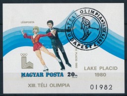 O 1979 Téli Olimpia (VI.) Vágott Blokk (5.000) - Sonstige & Ohne Zuordnung