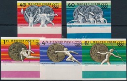 ** 1976 Olimpiai érmesek (IV.) Vágott ívszéli Sor (3.500) - Andere & Zonder Classificatie