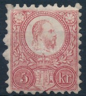 * 1871 Réznyomat 5kr (25.000) (betapadás / Gum Disturbance) - Andere & Zonder Classificatie