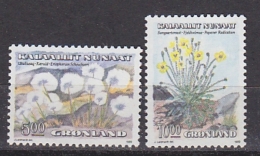 Greenland 1989 Flowers 2v ** Mnh (31653M) - Nuevos