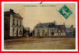 76 - CRIQUETOT L'ESNEVAL -- La Mairie Et Le Chateau - Criquetot L'Esneval