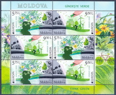 Europa CEPT 2016 MOLDOVA Think Green - Fine Booklet Pane MNH - 2016