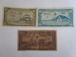 5, 10 Et 20 KIP 1957 Rare ! Laos / Lao - Laos