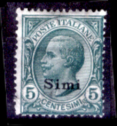 Italia-F01256 - Egeo - Simi 1912: Sassone N. 2 (+) LH - Privo Di Difetti Occulti - Aegean (Simi)