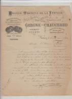 NAMUR - GRAND MAGASIN DE LA STATION - LETTRE - 1892 - Artigianato