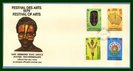 N. Hébrides FDC Festival Des Arts 1979  Masque ... - FDC