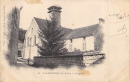 CPA 95 VALMONDOIS L EGLISE 1904 - Valmondois