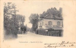 CPA 95 VALMONDOIS QUARTIER DE LA GARE 1905 - Valmondois
