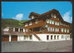 GISWIL Kleinteil OW Gasthaus Restaurant ALPENRÖSLI Werbekarte - Giswil