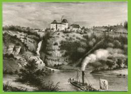 Fürstenberg Mit Dampfer Hermann 1835 Echt Foto Non Circulé - Fürstenberg