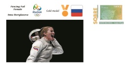 Spain 2016 - Olympic Games Rio 2016 - Gold Medal Fencing Female Russia Cover - Other & Unclassified