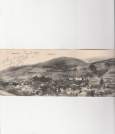 SAINTE  MARIE AUX MINES   BAS RHIN  67 - CPA TRIPTYQUE  VUE GENERALE - Andere & Zonder Classificatie