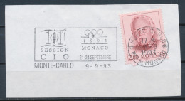 Monaco YT 1882 Obl Sur Fragment Avec Flamme - Usati