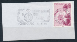 Monaco YT 1920 Obl Sur Fragment Avec Flamme - Oblitérés