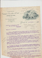 KNOCKE SUR MER - COMPAGNIE IMMOBILIERE LEFOUTE - LETTRE 1926 - Old Professions