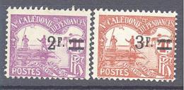 Nouvelle Caledonie: Yvert N°Taxe 24/25*; Cote 15.00€ - Postage Due