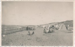 CPA 85 SION SUR L'OCEAN Carte-photo La Grande Plage Vue D'ensemble Photo Jules Robuchon - Saint Gilles Croix De Vie