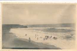 CPA 85 SION SUR L'OCEAN Carte-photo Belles Vagues Sur La Plage - Saint Gilles Croix De Vie