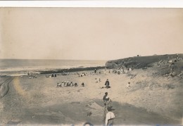 CPA 85 SION SUR L'OCEAN Carte-photo Sur La Plage Rare - Saint Hilaire De Riez