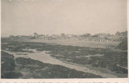 CPA 85 SION SUR L'OCEAN Carte-photo La Plage Et Les Villas à Marée Basse - Saint Hilaire De Riez