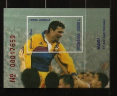 Roumanie Romania 2001 N° BF 257 ** Sport, Foot, Football, Gheorge Hagi, Milieu Offensif, Real Madrid, FC Barcelone - Ongebruikt