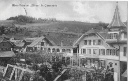 GERZENSEE → Hôtel-Pension Bären Mit Gästen Auf Der Terrasse 1913 - Gerzensee