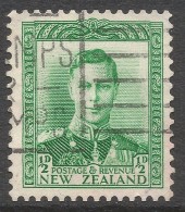 New Zealand. 1938 KGVI. ½d Green Used. SG 603 - Used Stamps