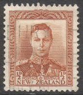 New Zealand. 1938 KGVI. ½d Orange Used. SG 604 - Used Stamps