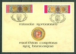 Hungary / Belgium 1993 Missale Romanum (2 Scans) - Hojas Conmemorativas