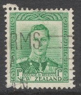 New Zealand. 1938 KGVI. 1d Green Used. SG 606 - Usati