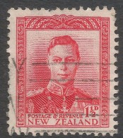 New Zealand. 1938 KGVI. 1½d Red Used. SG 608 - Usati