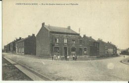 Jemeppe - Sur - Sambre -- Rue Des Quatre Chemins Et Rue D' Eghezée.   ( 2 Scans ) - Jemeppe-sur-Sambre