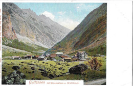 GUTTANNEN → Ein Kleines Dorf Um 1900, Schöne Litho-Karte - Guttannen