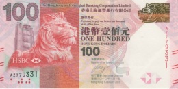 (B0161) HONG KONG, 2010. 100 Dollars. P-214a. UNC - Hongkong