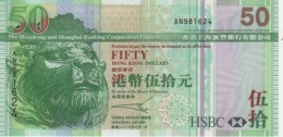 (B0145) HONG KONG, 2003. 50 Dollars. P-208. UNC - Hongkong