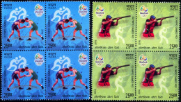 SUMMER OLYMPICS-RIO-2016-FULL SET IN BLOCKS OF 4-INDIA-MNH-TP-588 - Eté 2016: Rio De Janeiro