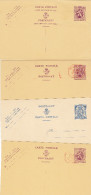 Lion Heraldique Peti Sceau 4 Cartes XX Neuves - 1929-1937 Heraldic Lion