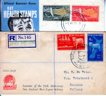 NEW ZEALAND  1951  2 X FDC . - Brieven En Documenten