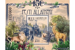 HUNGARY - 2016. S/S - 150 Year Old Budapest Zoo / Lion,Giraffe,Lemur - Unused Stamps