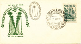 Brazil FDC 13-6-1958 Botanical Gardens 150th. Anniversary With Nice Cachet - FDC