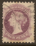SOUTH AUSTRALIA 1870 4d QV SG 103 U #VI443 - Used Stamps