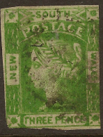 NSW 1854 3d QV Imperf SG 87 U #VI212 - Oblitérés