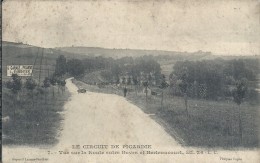 SOMME - 80 - BOVES - BERTEAUCOURT - Entre - Circuit De Picardie - Vue Sur La Route - Boves