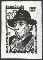 Hungary, Ex Libris, In Memoriam Kassák,  1992. - Exlibris