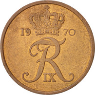 Monnaie, Danemark, Frederik IX, 5 Öre, 1970, Copenhagen, TTB+, Bronze, KM:848.1 - Denmark